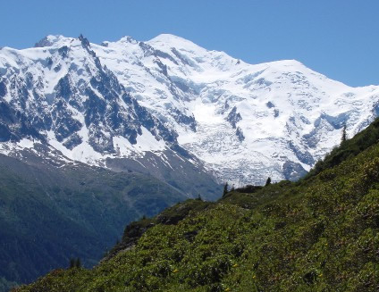 Mont Blanc Mont Blanc is the highest peak in the Alps, and the highest in Europe outside Russia