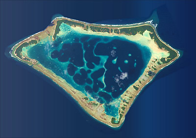 Coral Island Coral Island in Pacific Ocean
